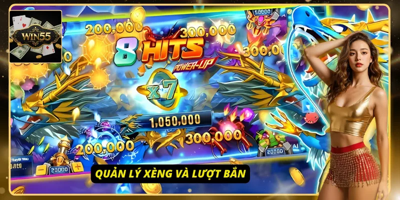 Người chơi cần biết quản lý xèng, lượt bắn cá